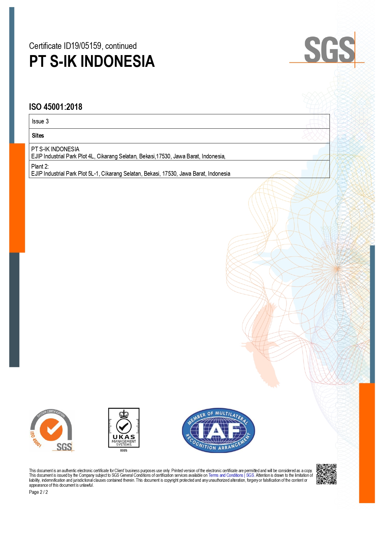 ISO 45001:2018